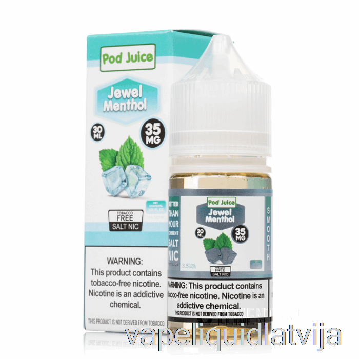 Dārgakmens Mentols - Pāksts Sula - 30ml 55mg Vape šķidrums